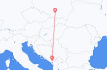 Flyrejser fra Krakow til Podgorica