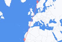 出发地 塞内加尔出发地 济金绍尔目的地 挪威莫尔德的航班