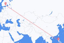 フィリピンのから アンヘレス、フィンランドのへ ラッペーンランタフライト
