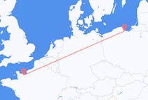 Flüge von Caen, Frankreich nach Danzig, Polen