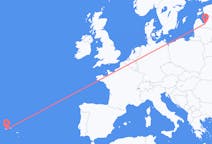 Flights from Riga, Latvia to Pico Island, Portugal