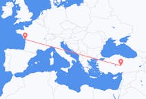 出发地 土耳其出发地 開塞利目的地 法国拉罗歇尔的航班