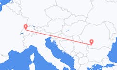 出发地 瑞士出发地 伯尔尼目的地 罗马尼亚克拉約瓦的航班