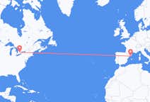 加拿大出发地 滑鐵盧飞往加拿大目的地 巴塞罗那的航班