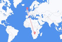 Flights from Maun, Botswana to Edinburgh, the United Kingdom