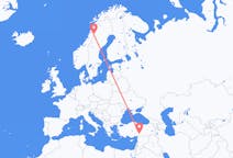 Flights from Kahramanmaraş, Turkey to Hemavan, Sweden