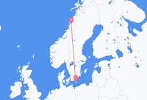 Flights from Mosjøen, Norway to Bornholm, Denmark