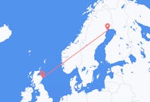 来自苏格兰的出发地 阿伯丁目的地 瑞典Luleå的航班