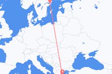 Flyrejser fra Skiathos, Grækenland til Stockholm, Sverige