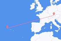 Flights from Flores Island, Portugal to Munich, Germany