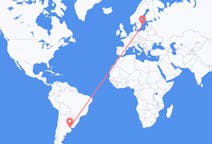Flyreiser fra Buenos Aires, Argentina til Visby, Sverige