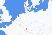 Flyrejser fra Friedrichshafen, Tyskland til Billund, Danmark