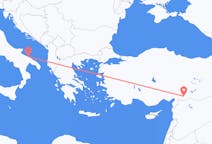 Flights from Gaziantep in Turkey to Bari in Italy