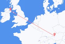 Flyreiser fra Salzburg, til Belfast