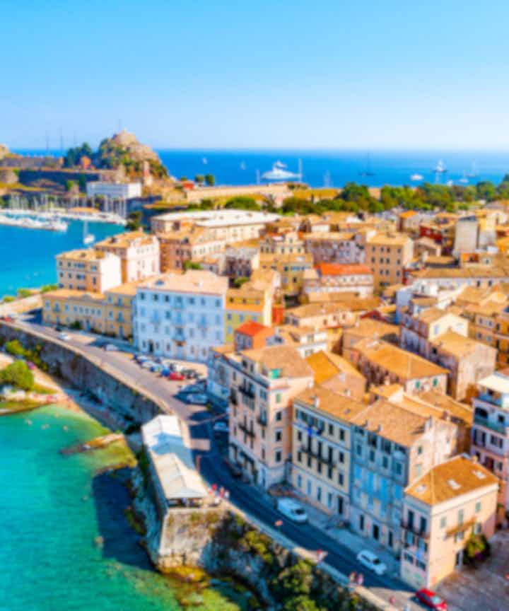Flights from Montreal, Canada to Corfu, Greece