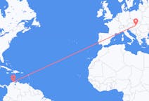 Flyreiser fra Riohacha, Colombia til Budapest, Ungarn