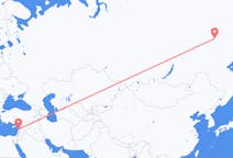 Flights from Beirut, Lebanon to Yakutsk, Russia
