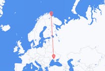Flyg från Cherson till Kirkenes