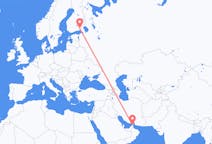 Flights from Ras al-Khaimah, United Arab Emirates to Lappeenranta, Finland