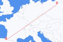Flights from Szymany, Szczytno County, Poland to Pamplona, Spain