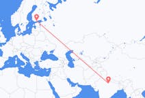 Flights from Kanpur, India to Helsinki, Finland