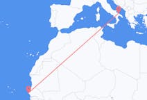 Flyg från Dakar till Bari