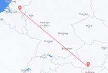 Flyrejser fra Klagenfurt, Østrig til Eindhoven, Holland