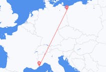 Flights from Szczecin, Poland to Nice, France