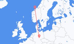 ตั๋วเครื่องบินจากเมืองKristiansundไปยังเมืองแอร์ฟวร์ท