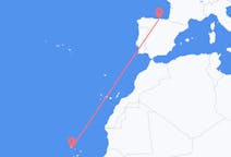 Flyg från São Vicente, Kap Verde till Santander, Spanien