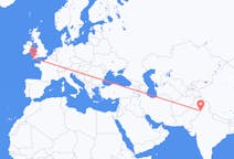 Flyg från Amritsar, Indien till Newquay, England