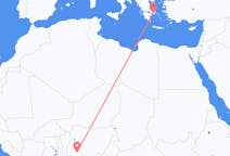Flyreiser fra Akure, Nigeria til Athen, Hellas