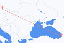 Voos de Batumi, Geórgia para Pardubice, República Tcheca