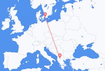 Flyg från Ohrid, Nordmakedonien till Malmö, Sverige
