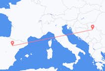 Vols de Saragosse, Espagne pour Belgrade, Serbie