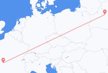 Vols depuis la ville de Minsk vers la ville de Limoges