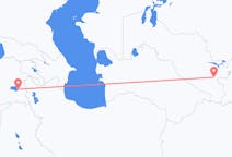 Flug frá Samarkand, Úsbekistan til Van, Tyrklandi