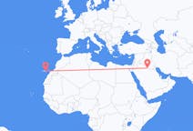 Flights from Rafha, Saudi Arabia to Las Palmas, Spain