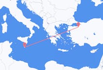 Flyg från Valletta till Bursa