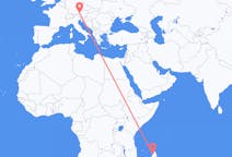 Flights from Nosy Be, Madagascar to Salzburg, Austria