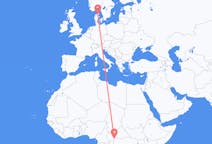 Flights from Bangui, Central African Republic to Aalborg, Denmark