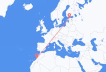 Flights from Agadir, Morocco to Tallinn, Estonia