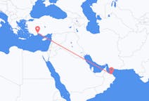 Flights from Muscat to Antalya