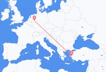 Loty z Izmiru, Turcja z Dortmund, Niemcy