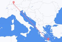 Flyrejser fra Friedrichshafen, Tyskland til Iraklio, Grækenland