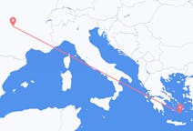 Flights from Limoges, France to Santorini, Greece