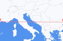 Flyreiser fra Aspiran, Frankrike til Varna, Bulgaria