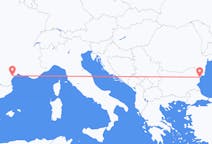 出发地 法国来自阿斯匹兰目的地 保加利亚瓦尔纳的航班