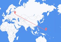 Flüge von Bundesstaat Chuuk, Mikronesien nach Moskau, Russland