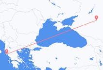 Fly fra Elista til Korfu
